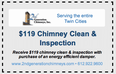 $119 Chimney Clean & Inspection